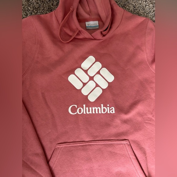 Columbia light mauve NWOT hoodie sweatshirt size medium - Picture 2 of 7